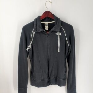 Vintage The North Face Outdoor Hiking Long Sleeve Full Zip Jacket Black Size S‎